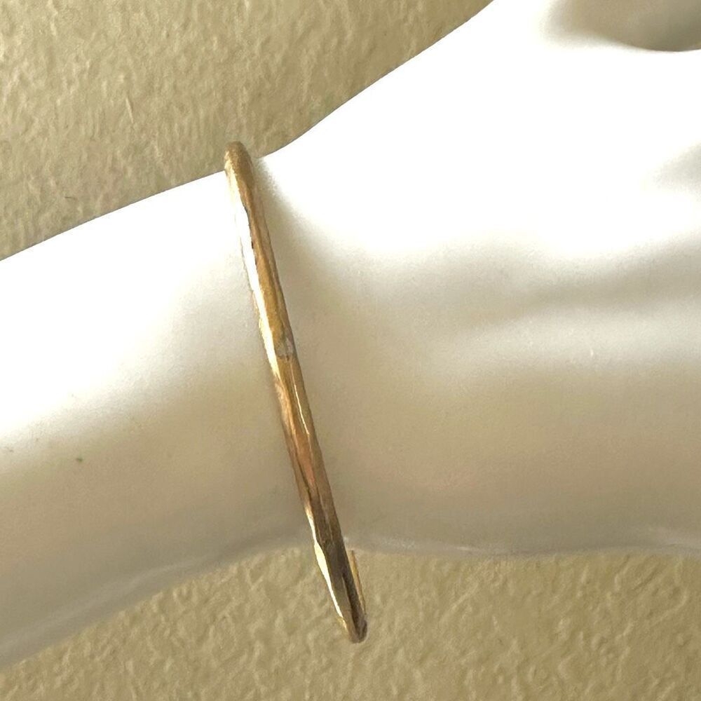 Ann Taylor loft gold tone bangle bracelet